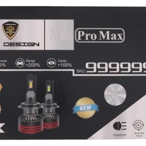 هدلایت خودرو تی بی اس دیزاین مدل M8 Pro Max H3 بسته دو عددی